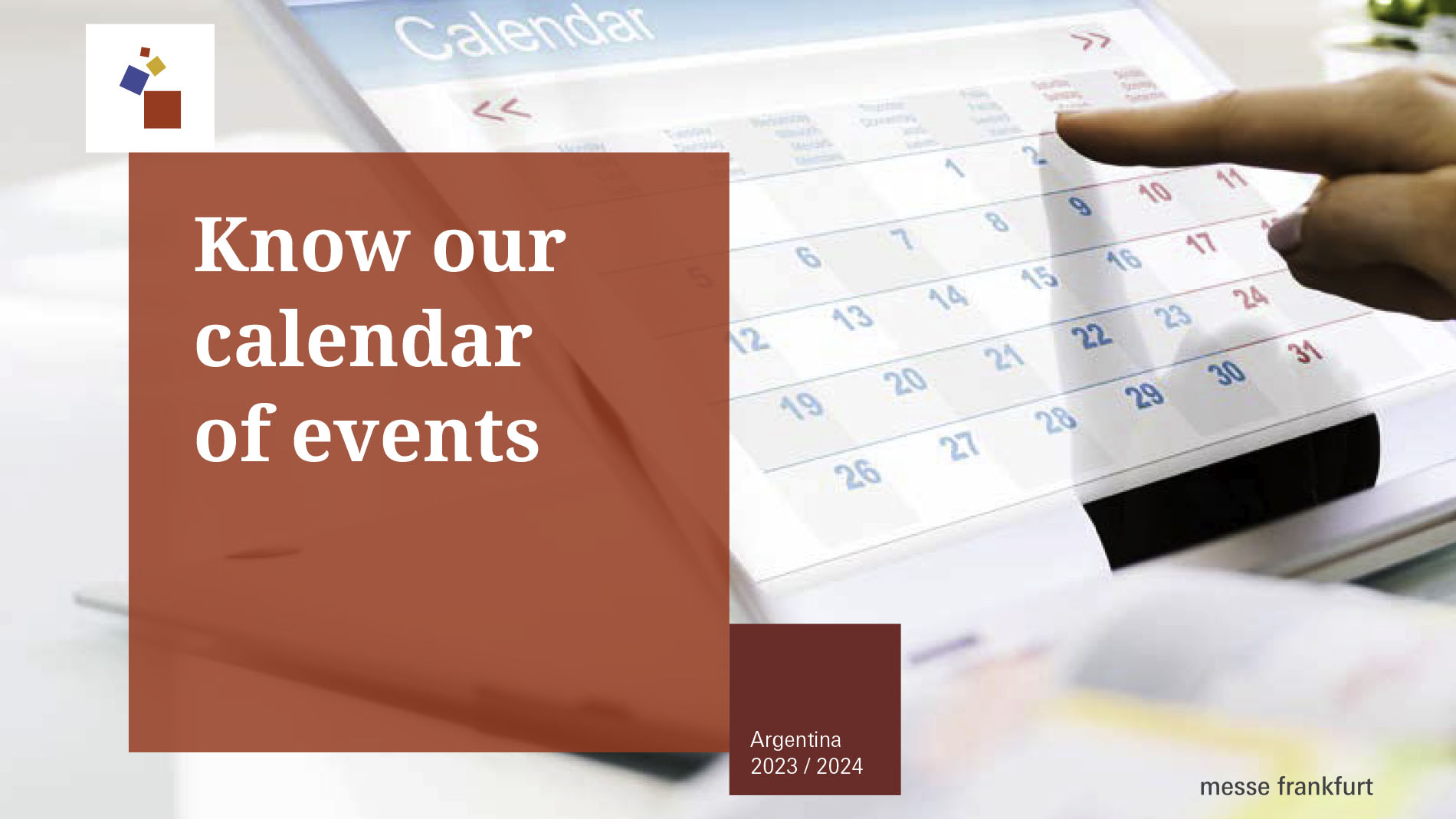 Know our calendar of events